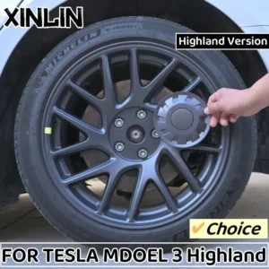 4 Stuks Wiel Wieldop Cover Voor Tesla Model 3 Highland 2024 Hub Caps Prestaties Vervanging Wieldop Volledige Velg cover Accessoires