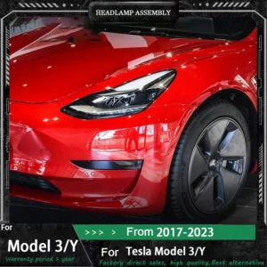 Auto Koplamp Voor Tesla Model 3 Model Y 2017-2023 Led Head Lamp Upgrade Drl Dynamische Signaal Lamp Hoofd Lamp front Light Montage