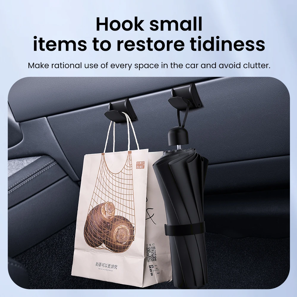 YZ Voor Tesla Model 3Y Highland Juniper Verborgen Handschoenenkastje Haak Houder Paraplu Tas Opslag Holde Interieur Modificatie - Afbeelding 4