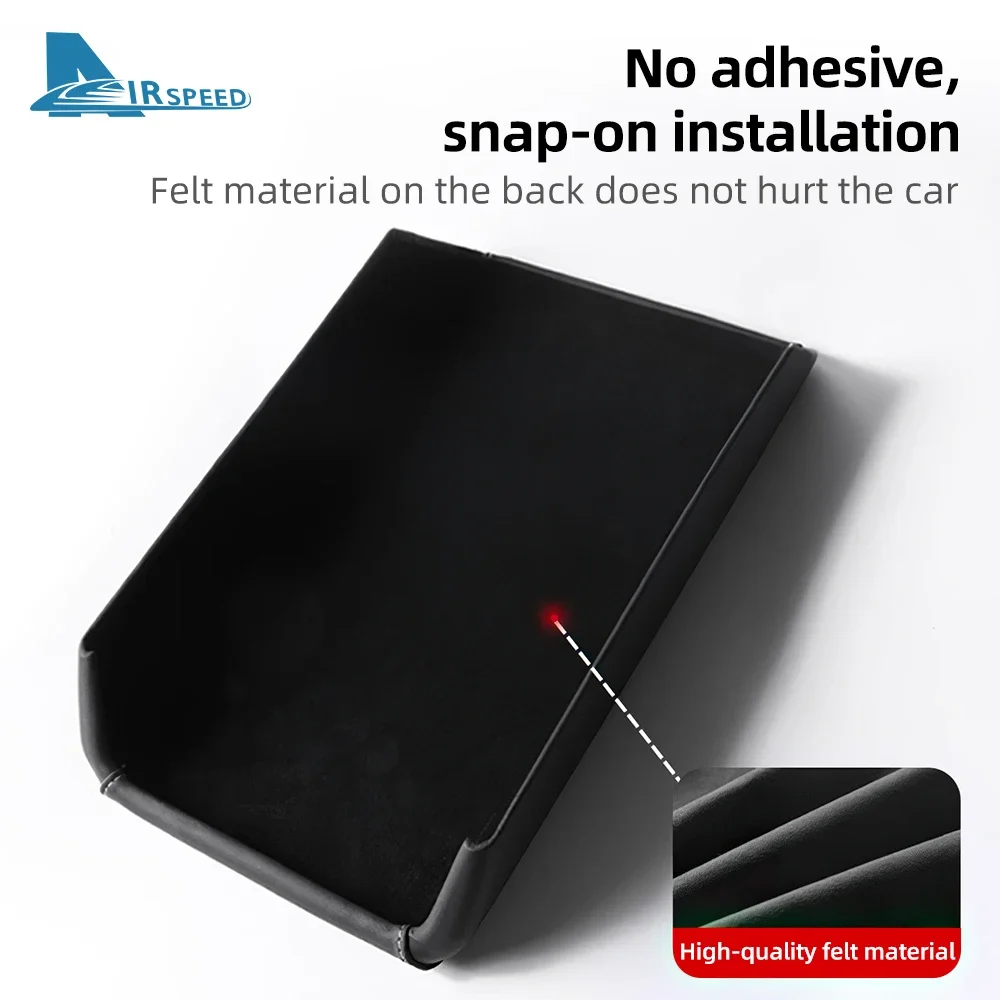 Lederen Armsteun Doos Beschermende ABS Cover Voor Tesla Model 3 Model Y 2017-2023 Highland 2024 Juniper 2025 armsteun Deksel Accessoires - Afbeelding 4