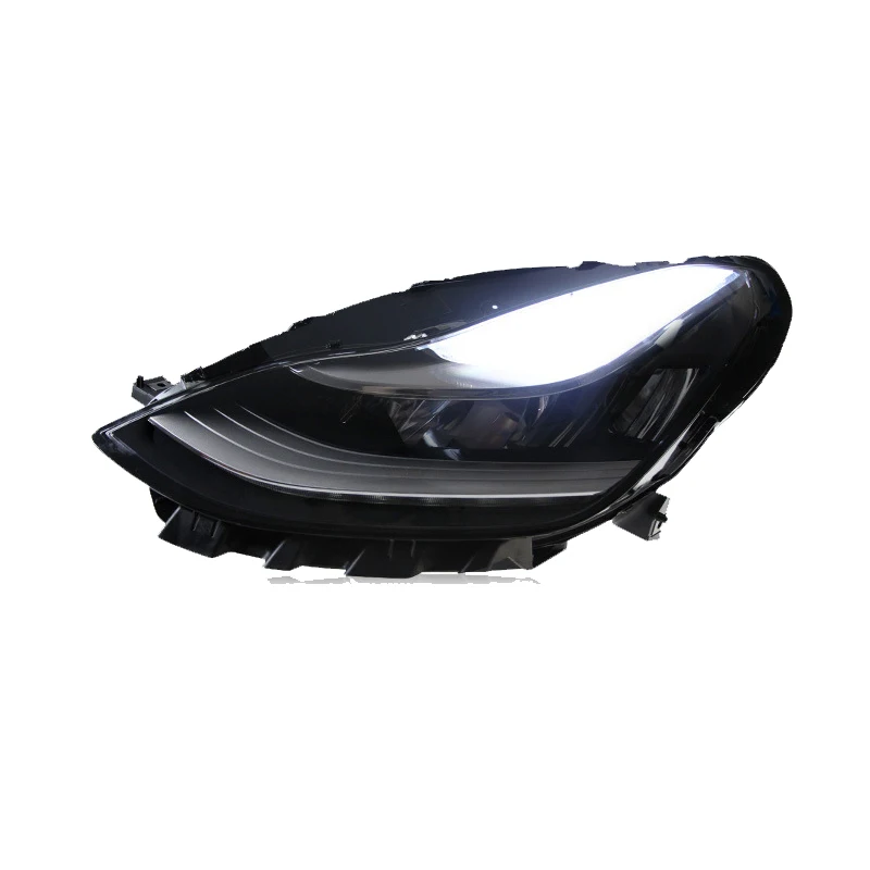 Auto Koplamp Voor Tesla Model 3 Model Y 2017-2023 Led Head Lamp Upgrade Drl Dynamische Signaal Lamp Hoofd Lamp front Light Montage - Afbeelding 4