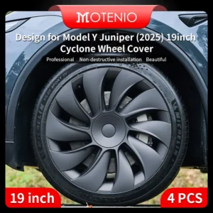 4 stuks voor nieuwe Model Y 2025 Juniper 19in Turbine Texture Style wieldop velgdeksel accessoires wieldop autowieldop voor Tesla