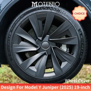 4 stuks voor Nieuwe Tesla Model Y 2025 Juniper - 19 inch Velgkapjes in Turbine-stijl - Accessoires, velgkapjes voor auto
