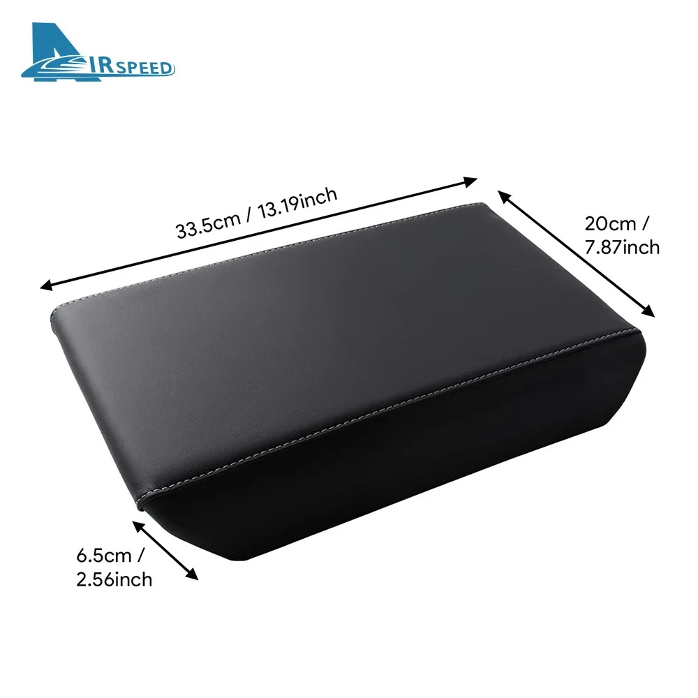 Lederen Armsteun Doos Beschermende ABS Cover Voor Tesla Model 3 Model Y 2017-2023 Highland 2024 Juniper 2025 armsteun Deksel Accessoires - Afbeelding 3