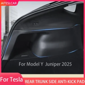 Voor Tesla Model Y Launch/Juniper 2025 + Kofferbak Guard Beide Side Achterklep Volledig Bedekt Wrap Hoek Guard Plaat interieur Accessoires