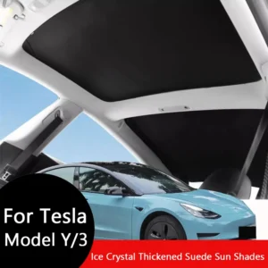 Zonneschermen Voor Tesla Model 3 Highland Model Y 2017-2025 Ijs Doek Gesp Zon Pare Glas Voor Achter Zonnedak dakraam Accessoire