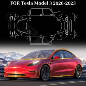 Verfbeschermingsfolie voor Tesla Model 3 2020-2023 8,5 dikke voorgesneden auto helder TPU PPF-kit transparante sticker autodecoratie
