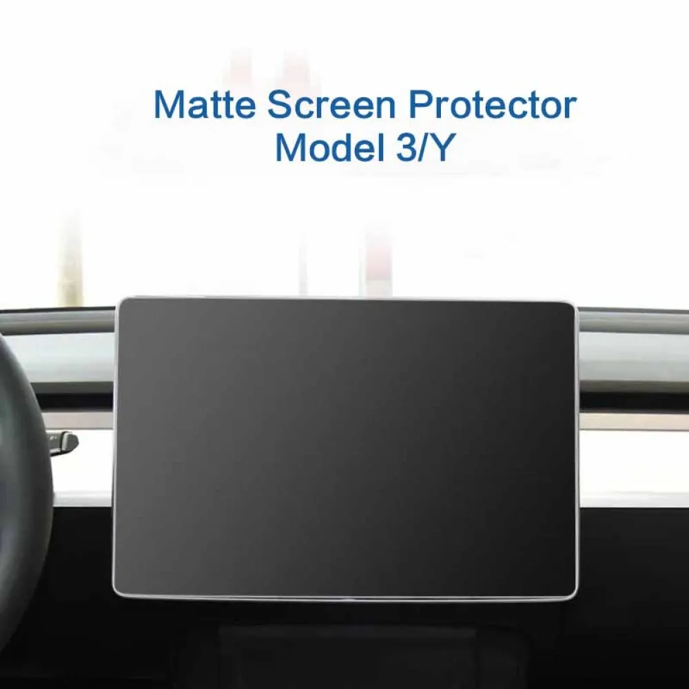 15 Inch Gehard Glas Voor Tesla Model 3 Y Center Controle Navigatie Scherm Glas Film 9H Matte Anti Vingerafdruk accessoire