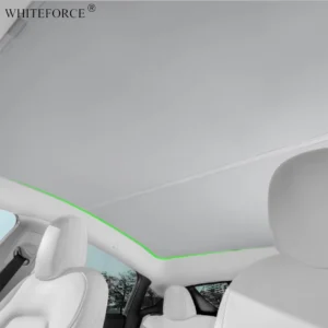 Voor Tesla Model Y/3 2021-2024 Opvouwbare Glazen Dak Zonnescherm Model 3 Highland Nieuw Split Dak Zonnebrandcrème Isolatiescherm