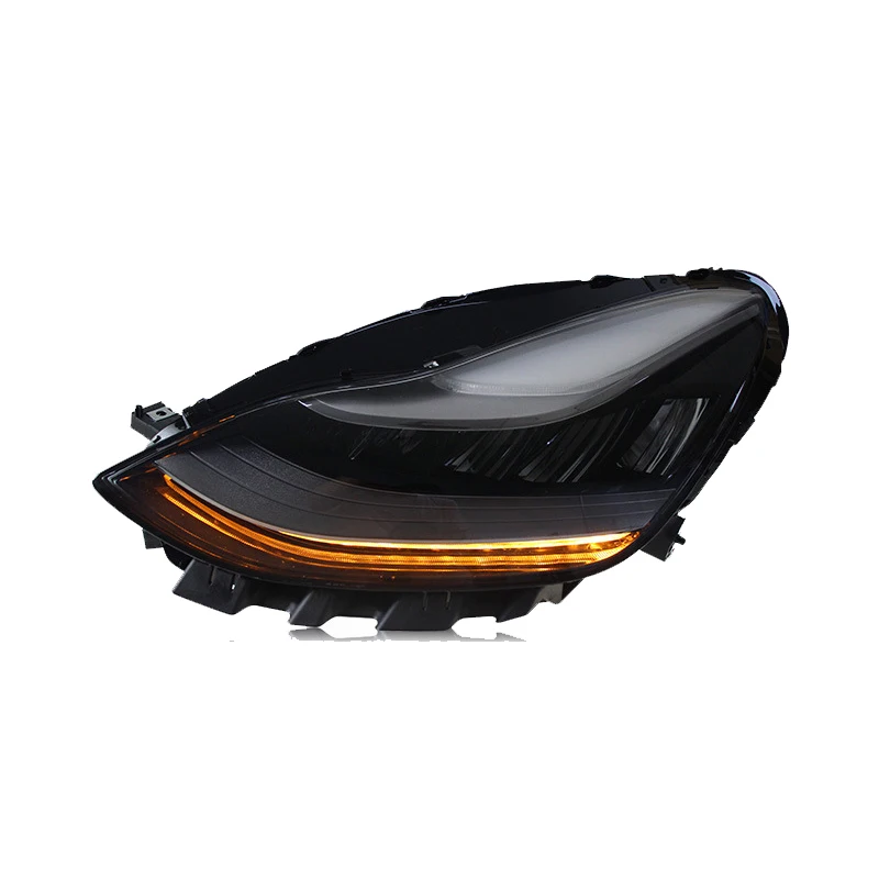 Auto Koplamp Voor Tesla Model 3 Model Y 2017-2023 Led Head Lamp Upgrade Drl Dynamische Signaal Lamp Hoofd Lamp front Light Montage - Afbeelding 2