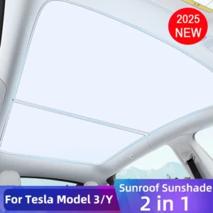 Zonneschermen Voor Tesla Model 3 Y Juniper Launch Refresh Highland 2025-2021 Zon Dak Shades Voor Achter Zonnedak dakraam Accessoires