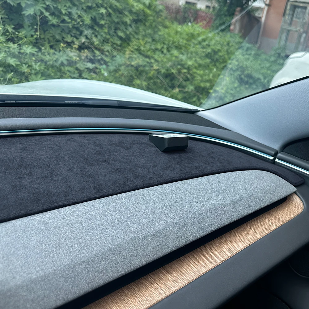 Voor Tesla Model 3 Highland 2024 2025 2026 Auto Dashboard Cover Instrument Bureau Zonnescherm Anti-Uv Tapijt Mat pad Accessoires - Afbeelding 6