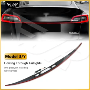 Voor Tesla Auto Model Y3 2019-2023 Door Achterlicht Dynamische Staart Achterlicht Strip Upgrade En Modificatie decoratie M3 Y