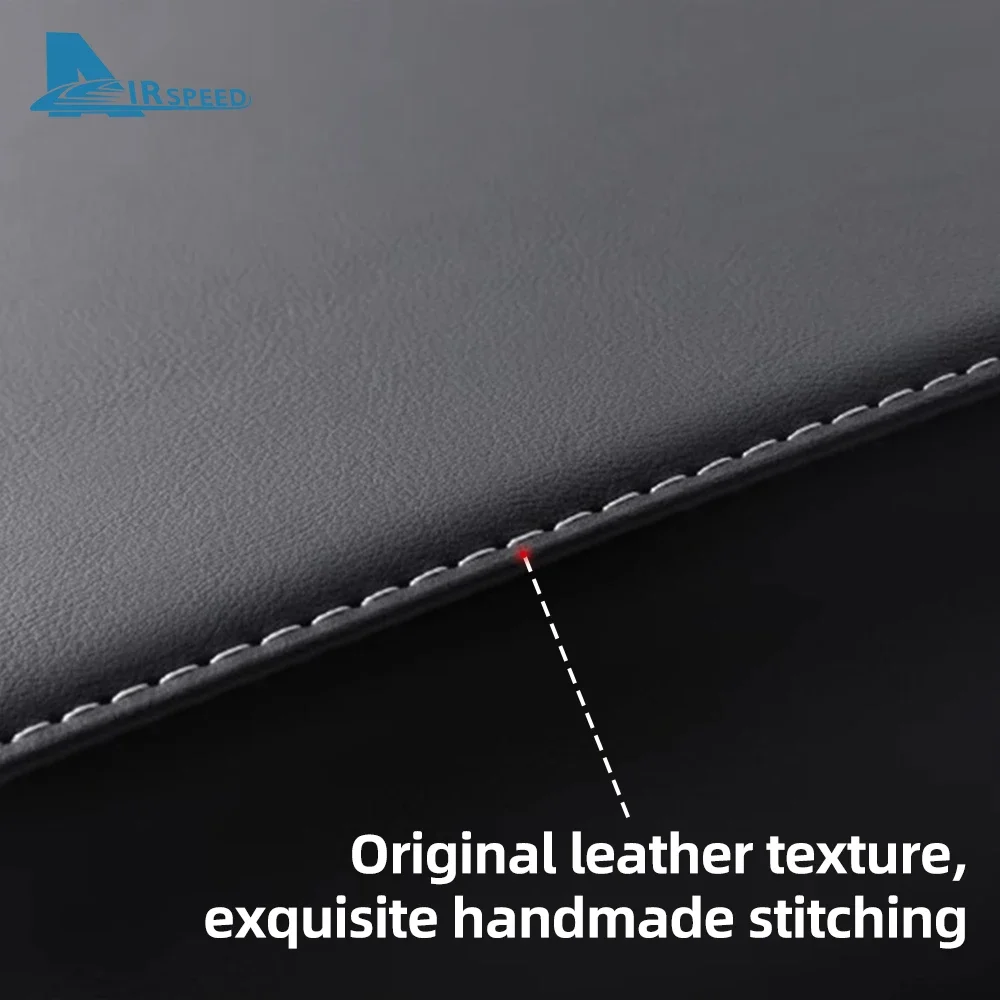 Lederen Armsteun Doos Beschermende ABS Cover Voor Tesla Model 3 Model Y 2017-2023 Highland 2024 Juniper 2025 armsteun Deksel Accessoires - Afbeelding 6