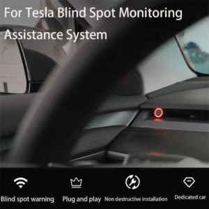 Voor Tesla Model 3/Y 2020-2024 Dashboard Sfeer Led Verlichting Screen Control Dodehoekspots Waarschuwingslampje Rgb fleuren Lamp