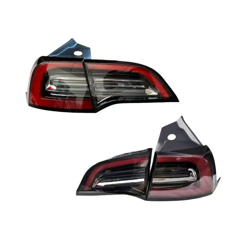Voor auto achterwarming remlicht achterlicht 1077401 1077398 Voor Tesla Model 3 2017-2020 Aziatische en Europese versie - Afbeelding 3