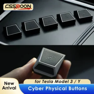 Snelle fysieke knop Aangepaste functies Auto Interier Cyber Style Mini-knoppen voor Tesla Model 3 Model Y 2016-2025