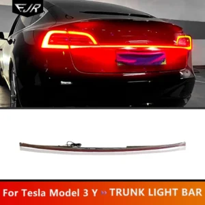 Voor Tesla Model 3 Y Door Achterlicht Vloeiende Dynamische Draai Rem Achter Achterste Kofferbak Licht Bar Auto Lamp Accessoire